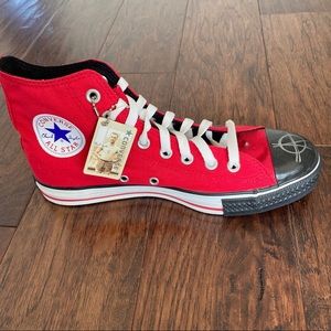 NWT Rare Green Day Converse High Top Sneakers
